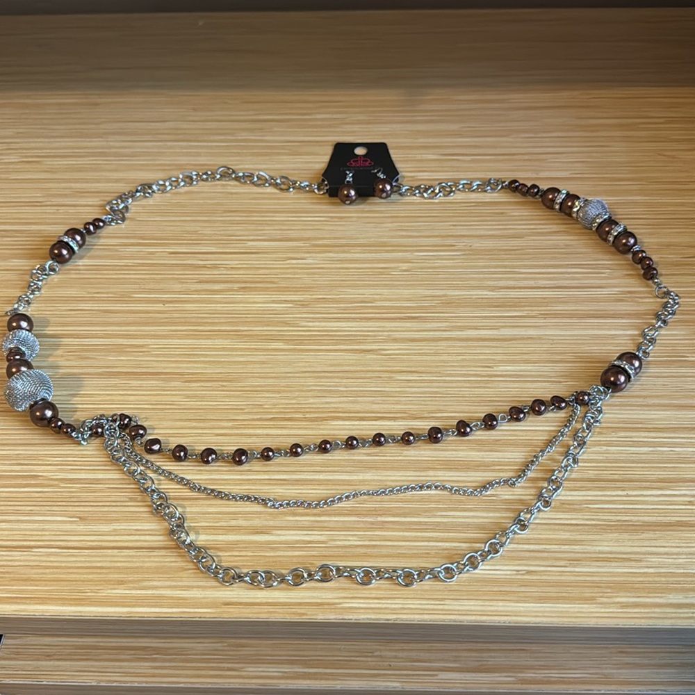 Paparazzi Earrings + Necklace Set